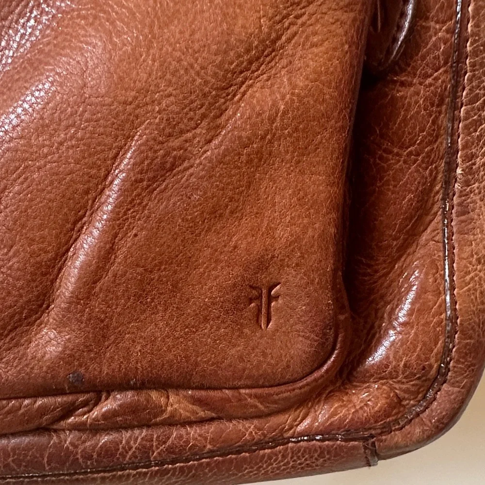 Frye Leather Men's Washed Attache Bag